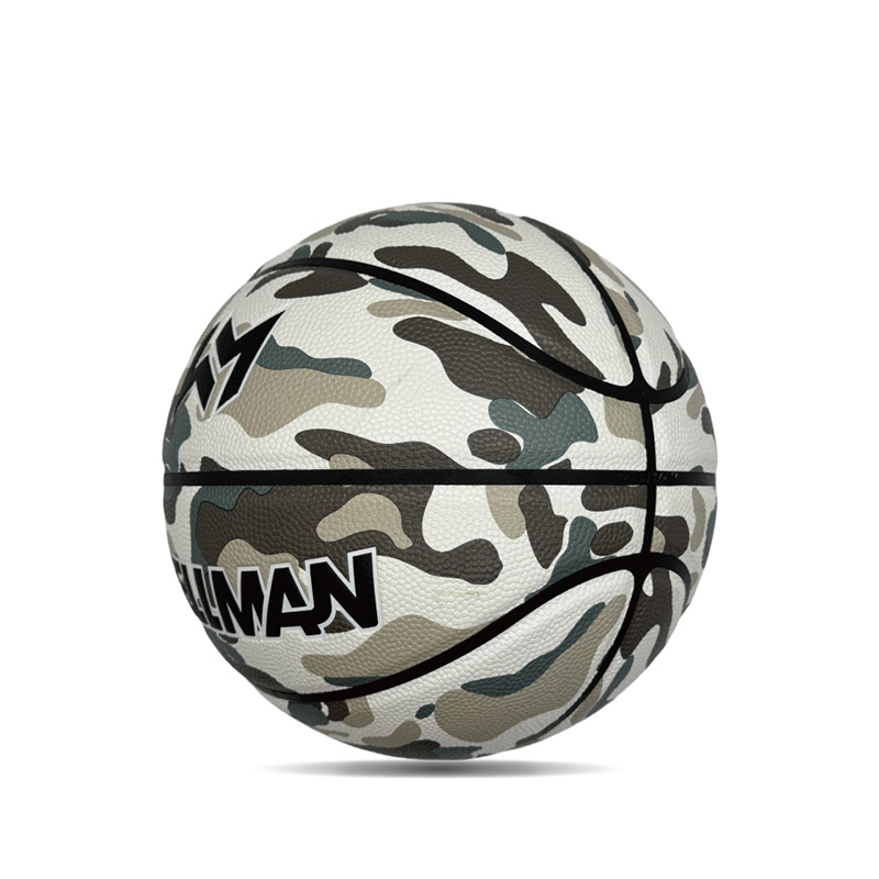 Higroscopicitate interioară/exterioară PU PU colorat minge de baschet sportiv imprimat