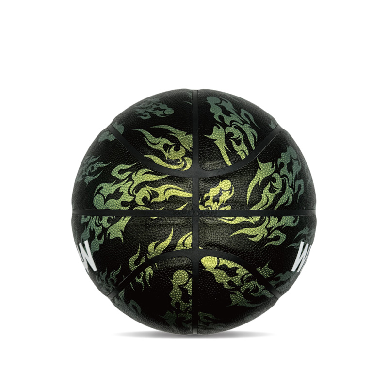 Higroscopicitate interioară/exterioară PU PU colorat minge de baschet sportiv imprimat