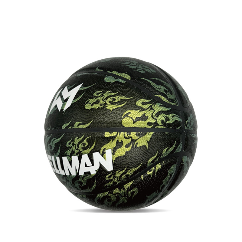 Higroscopicitate interioară/exterioară PU PU colorat minge de baschet sportiv imprimat