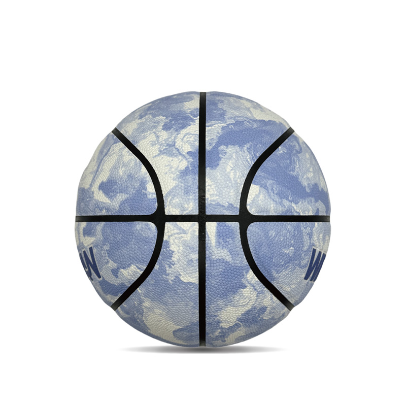 Higroscopicitate interioară/exterioară PU PU colorat minge de baschet sportiv imprimat