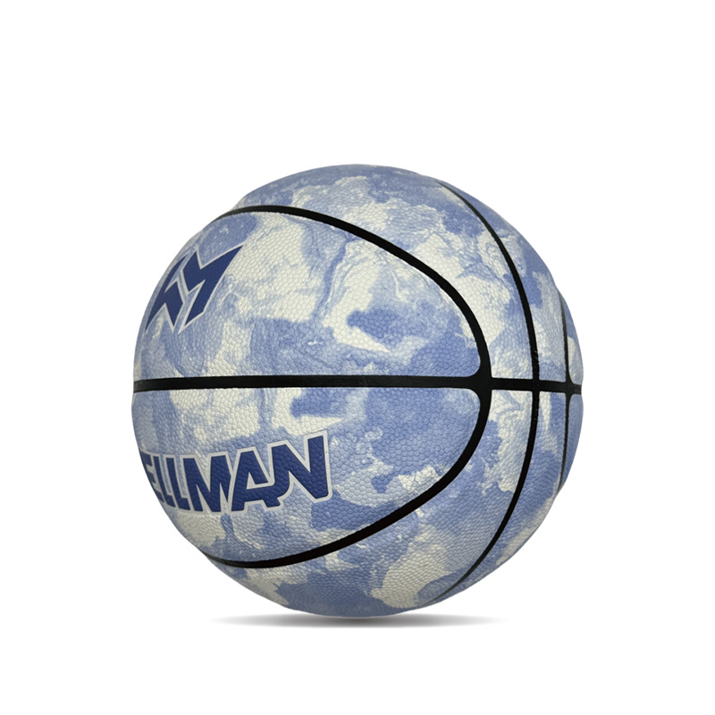 Higroscopicitate interioară/exterioară PU PU colorat minge de baschet sportiv imprimat